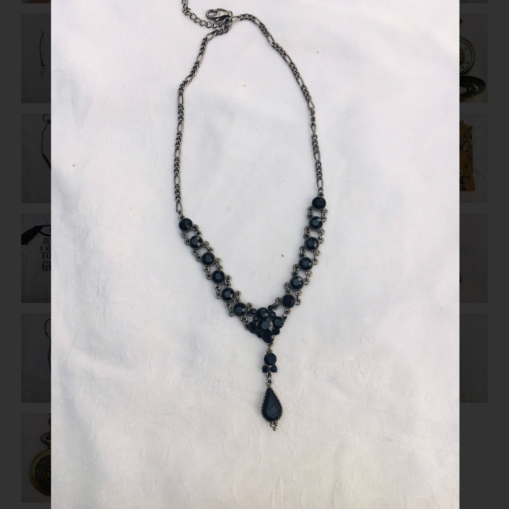 Black diamond necklace!🖤